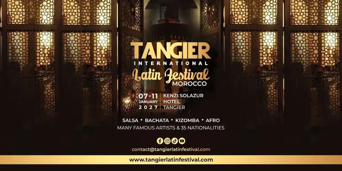 Tangier International Latin Festival 2027 poster, Tangier